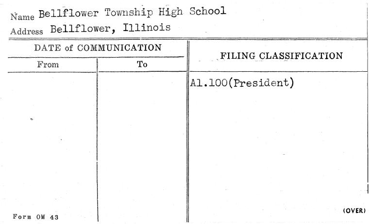 Bellflower Township High School - NYPL Digital Collections