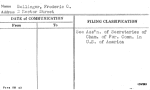 Bellinger, Frederic C.