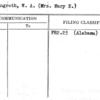 Bellingrath, W.A. (Mrs. Mary E.)