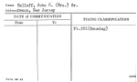 Bellof, John C. (Mrs.) Sr.