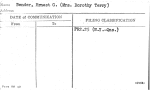 Bender, Ernest G. (Mrs. Dorothy Terry)
