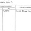Bendernagel, Louis P.,