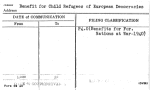 Benefit for Child Refugees of European Democracies,
