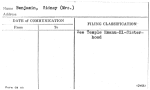 Benjamin, Sidney (Mrs.)