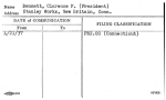 Bennett, Clarence F. (President)