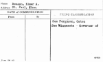 Benson, Elmer A.