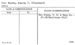 Benton, Stanley P. (President)