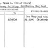 Bentz, Frank L. (Chief Clerk)