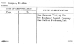 Benyes, William,