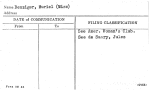 Benziger, Muriel (Miss)