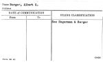 Berger, Albert G.