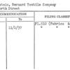 Bernstein, Bernard Textile Company