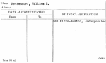Bettendorf, William E.