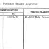 Bids on Purchase Orders--Approved