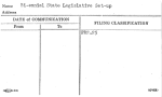 Bi-ennial State Legislative Set-up