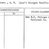 Bierdeman, A.B. (Ass't Freight Traffic Mgr.)