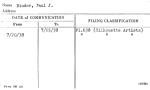 Binder, Paul J.