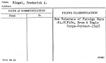 Bingel, Frederick A.