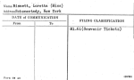 Bisnett, Loretta (Miss)