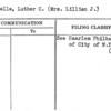 Bisselle, Luther C. (Mrs. Lillian J.)