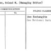 Bixler, Roland M. (Managing Editor)
