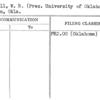 Bizzell, W.B. (Pres. University of Oklahoma)