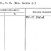 Bizzell, W.B. (Mrs. Carrie S.)
