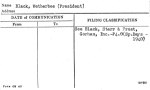 Black, Wetherbee (President)