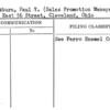 Blackburn, Paul V. (Sales Promotion Manager)