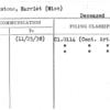 Blackstone, Harriet (Miss)