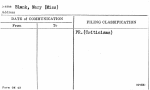 Blank, Mary (Miss)