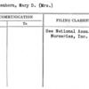 Blankenhorn, Mary D. (Mrs.)