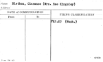 Blethen, Clarance (Mrs. Rae Kingsley)