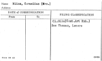 Bliss, Cornelius (Mrs.)