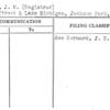 Block, J.W. (Registrar)