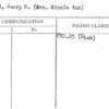 Blood, Henry H. (Mrs. Minnie Ann)