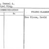 Bloom, Samuel A.
