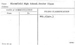Bloomfield High School-Senior Class