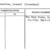 Blumenschine, Leonard (President)