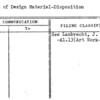 Board of Design Material-Disposition