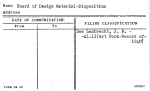 Board of Design Material-Disposition
