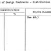 Board of Design Contracts - Distribution Record