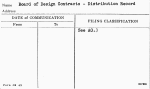 Board of Design Contracts - Distribution Record