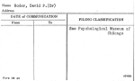 Boder, David P. (Dr)