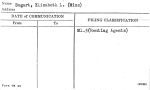 Bogart, Elizabeth L. (Miss)