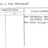 Bohler, J. Fred (Professor)