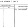 Boiselle, Florence G. (Mrs.)