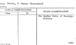 Boivin, P. Horace (Honorable)