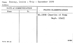Bonney, Louise - Trip - December 1939