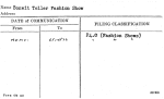 Bonwit Teller Fashion Show